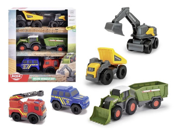 City Zestaw 6 pojazdów 8cm Dickie Toys