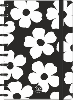 COOLPACK - KOŁOZESZYT B5 Z GUMKĄ  /100 K./ - FLORES JASMINE