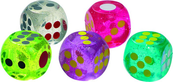 Kauczukowa kostka 1 szt. mix