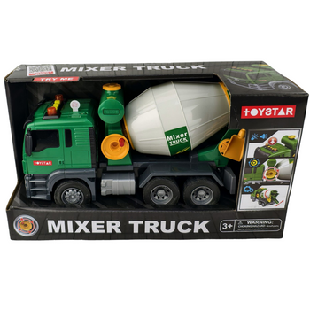 BETONIARKA ZABAWKA DLA DZIECI ŚWIECĄCA DŹWIĘKOWA POJAZD BUDOWLANY PREZENT