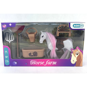 Zabawka koń interaktywny zestaw edukacyjny z pudełkiem rozwój dziecka