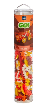 PLUS-PLUS AUTO- 200 ELEMENTÓW-RYGINALNNY POMARAŃCZOWE ELEMENTY