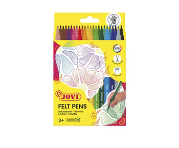 Flamastry cienkie 24 kolory