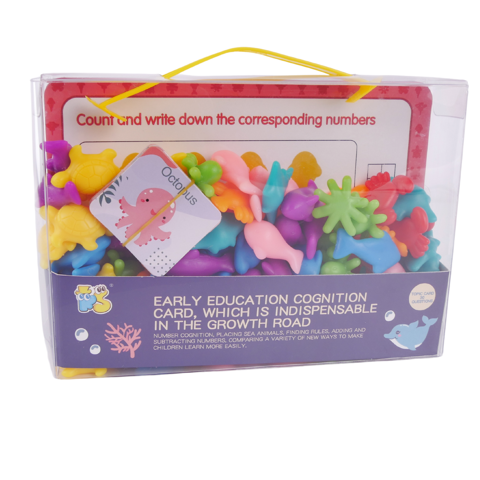 Montessori Sortowanie Nauka Liczenia Logiki Myślenia Karty Gra Układanka