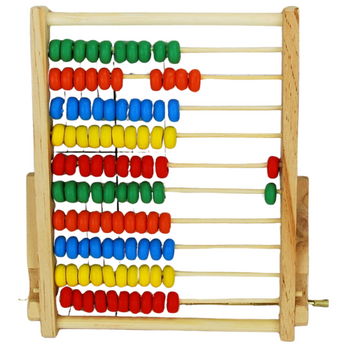 LICZYDŁO DREWNIANE KOLOROWE DO NAUKI LICZENIA SZKOLNE EDUKACYJNE
