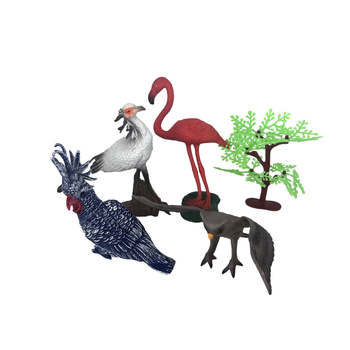 Drewniane Dekoracyjne Ptaki Zestaw 5 Sztuk Do Pokoju Dziecka Prezent