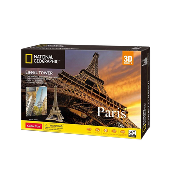 CUBIC FUN PUZZLE 3D NATIONAL GEOGRAPHIC PARYŻ