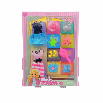 Ubranka akcesoria dla lalek zestaw modowy dla dzieci zabawa