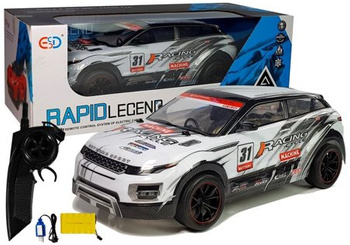 Auto Zdalnie Sterowane R/C Terenowe Białe 1:10