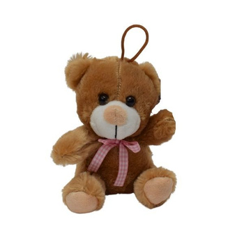 Maskotka miś z kokardką pluszowa zabawka dla dzieci prezent urodzinowy