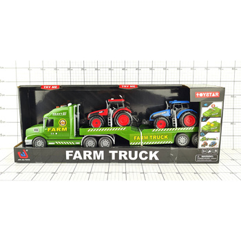 CIĘŻARÓWKA-LAWETA+DWA TRAKTORY ŚW./DŹW.