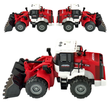 KOPARKA SPYCHACZ POJAZD BUDOWLANY AUTKO ZABAWKA DLA DZECI ŚWIATŁO DŹWIĘK 3+