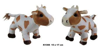 Krowa brązowe łaty 17cm Sun-Day