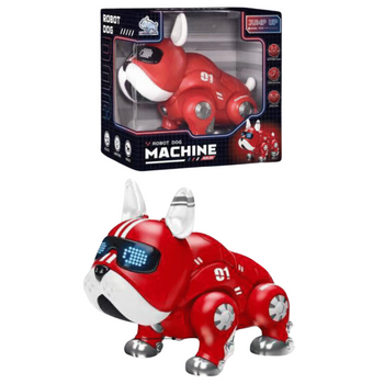 Pies zabawka Bulldog na baterie interaktywny dla dzieci realistyczny