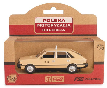 Kolekcja PRL FSO Polonez Taxi beżowy Daffi