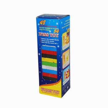 Klocki drewniane układanka edukacyjna zestaw kreatywny dla dzieci rozwój