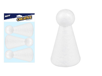 Anioł gładki 11cm 3 sztuki