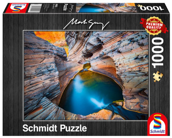 Puzzle 1000 PQ panorama Błękit indygo M. Gray 109991