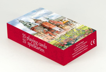 Karty do gry Polska Akwarele talia 55 kart