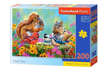 Puzzle 200 Snack Time CASTOR Castorland