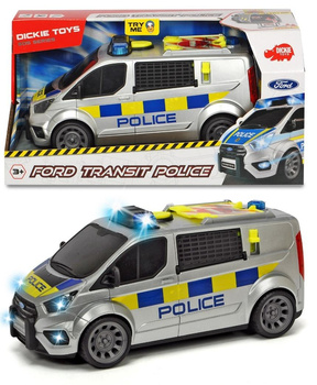 SOS Policja Ford Transit 28cm Dickie Toys