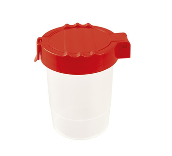 Pojemnik na wodę zamykany Tetis czerwony