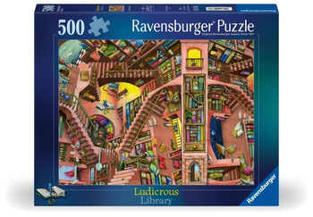 Puzzle 2D: Fantastyczna biblioteka 500el Ravensburger