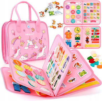 KSIĄŻECZKA SENSORYCZNA MANIPULACYJNA