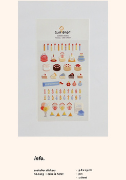 Naklejki ozdobne Tort