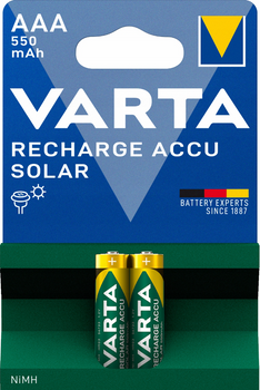 AKUMULATOR VARTA BATERIE SOLAR AAA 550mAh/2 SZT.