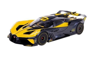 Bugatti Bolide metallic black- yellow 1:18 BBURAGO BBurago