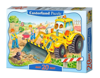 Puzzle 20 maxi - Spychacz CASTOR Castorland