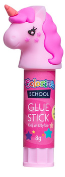 Colorino klej w sztyfcie pvp 8g jednorożce szkoła przedszkole 1 sztuka