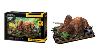 CUBIC FUN PUZZLE 3D NATIONAL GEOGRAPHIC TRICERATOPS