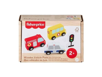Fisher Price Samochody drewniane Fisher- Price