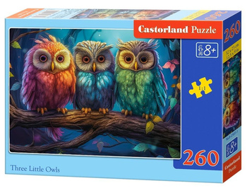 Puzzle 260 Three Little Owls CASTOR Castorland