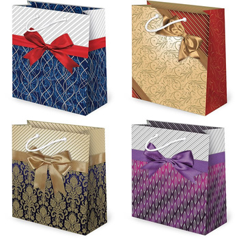 Torebki ozdobne TD-33 Kokardy eleganckie 10 sztuk