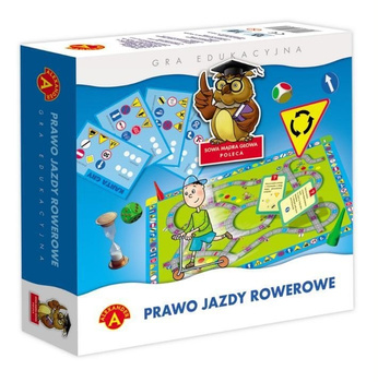 Gra Prawo jazdy rowerowe sowa mądra głowa 0351