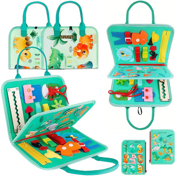 KSIĄŻECZKA SENSORYCZNA MANIPULACYJNA