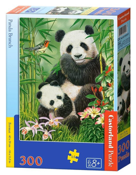 Puzzle 300 Panda Brunch CASTOR Castorland