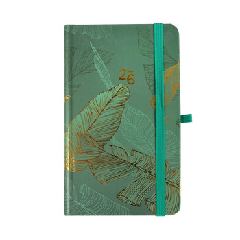 Kalendarz 2026 kieszonkowy tygodniowy Złote liście