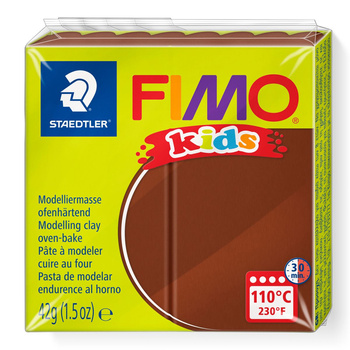 Kostka FIMO Kids 42g brązowy masa termoutwardzalna Staedtler