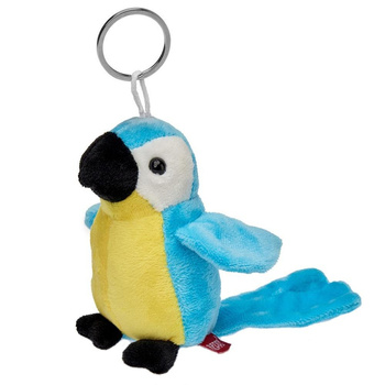 Brelok papuga ara niebieska 11cm Beppe