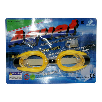 Okulary do pływania na blistrze dla dorosłych i dzieci regulowane