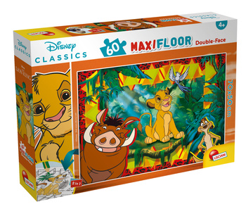 LISCIANI DISNEY PUZZLE DWISTRONNE MAXI PODŁOGOWE KRÓL LEW 60 EL.