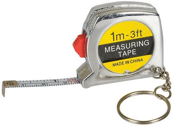 BreloK Miarka Kieszonkowa Składana Przywieszka Do Kluczy Praktyczna