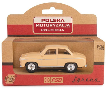Kolekcja PRL Syrena 104 beżowa Daffi