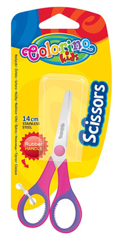 Nożyczki szkolne do papieru 14cm colorino