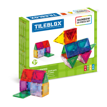 TILEBLOX ZESTAW TĘCZOWY 20 EL.