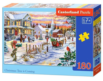 Puzzle 180 Choinka nadchodzi CASTOR Castorland